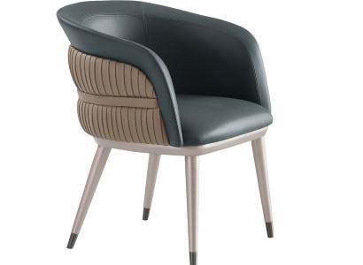 Stahl Grand Club Lounge Modernes Design Mebel Luxus Stühle Edelstahl Ledersessel